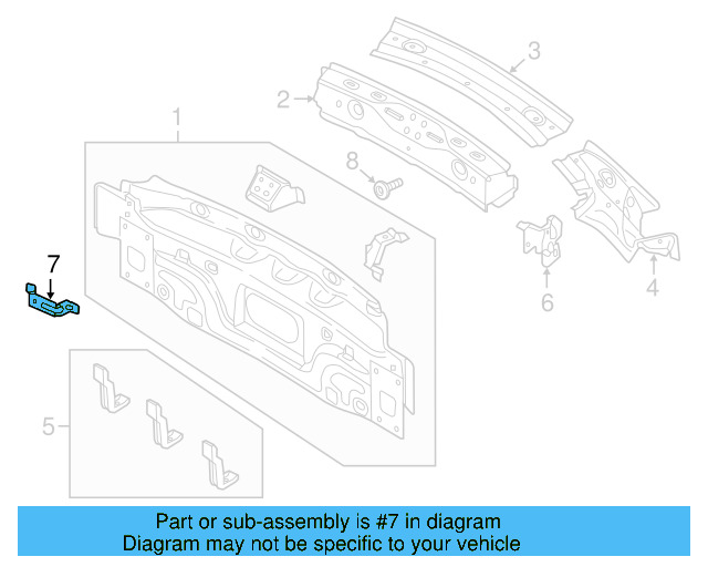 Inner Bracket 5C5-861-611 - View 6