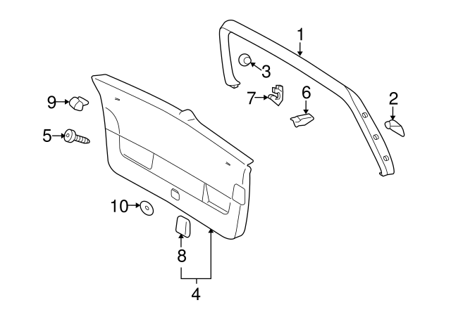 Side Trim Panel Screw N-906-986-06 - View 181