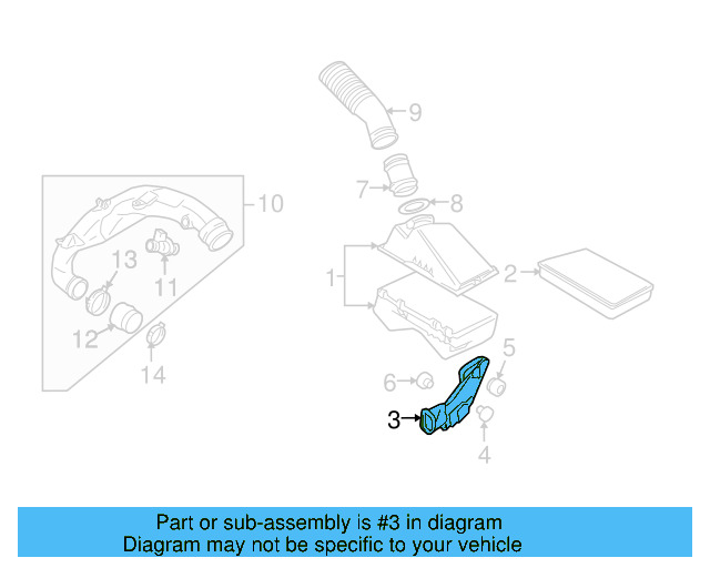 Intake Pipe 1J0-129-609-B - View 28