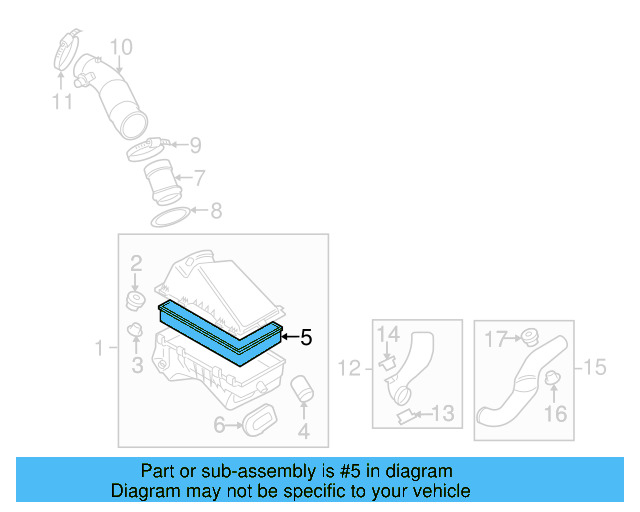 Air Filter 1J0-129-620-A - View 17