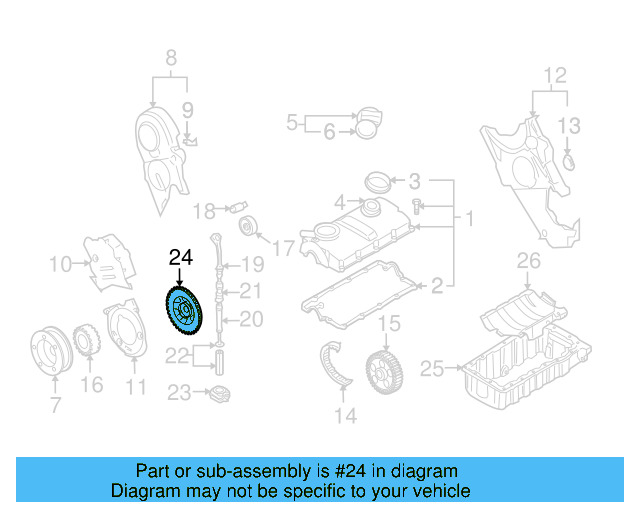 Engine Timing Sprocket 06A-115-121 - View 9