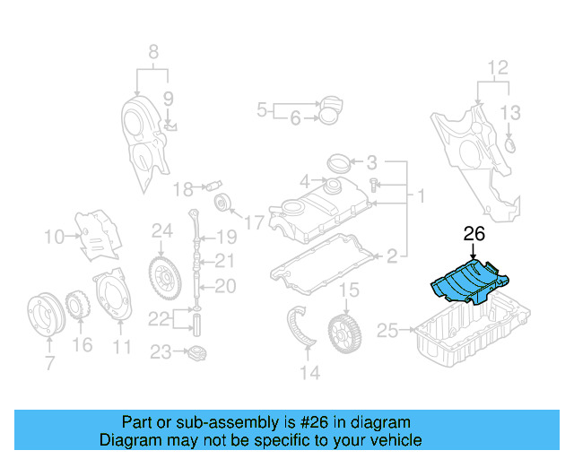 Baffle Plate 06B-103-623-P - View 45