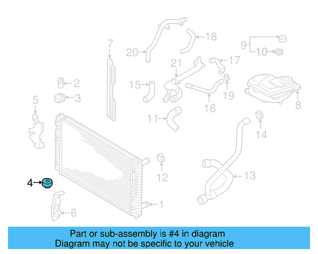 Sealing Strip 3B0-121-331 - View 17