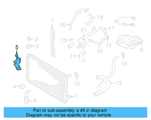Air Duct 3B0-121-284-C - View 4