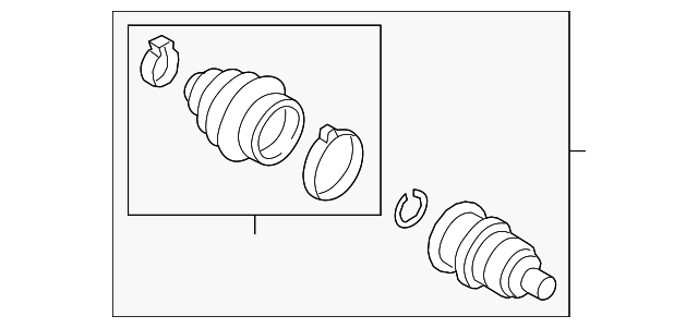 Outer Joint Assembly 3QF-498-099 - View 2