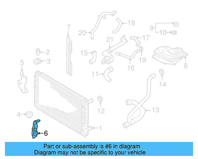 Air Duct 3B0-121-283-A - View 6