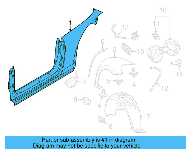 Inner Panel 5C5-809-403-C - View 5