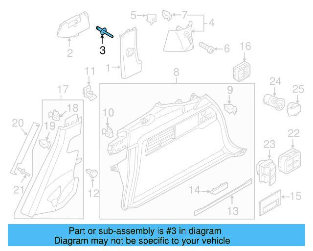 Baffle Rivet N-905-763-01 - View 21