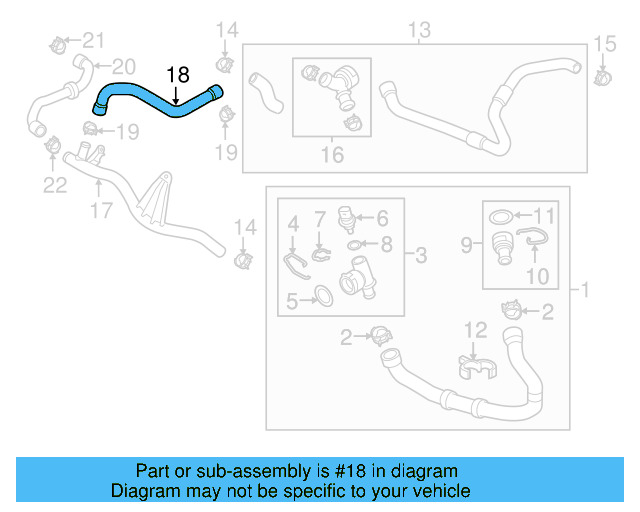 Connector Hose 5Q0-121-058-AE - View 32
