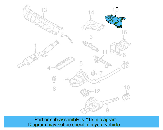 Heat Shield 1K5-825-721-C - View 9