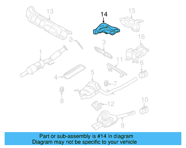 Exhaust Heat Shield 5K0-825-635 - View 48