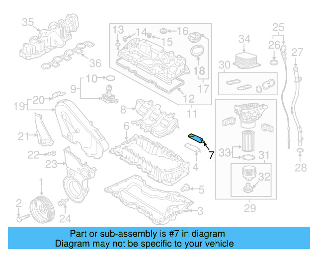 Upper Oil Pan Sealer D-176-501-A1 - View 68