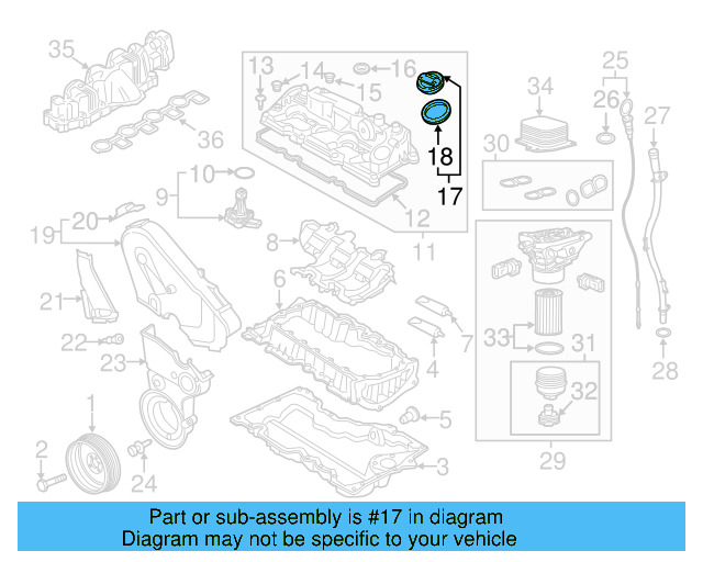 Filler Cap 06K-103-485-D - View 60