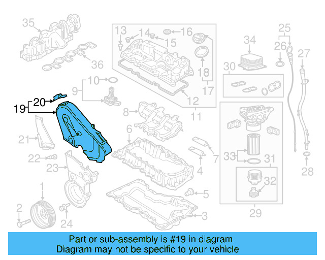 Upper Timing Cover 04L-109-107-F
