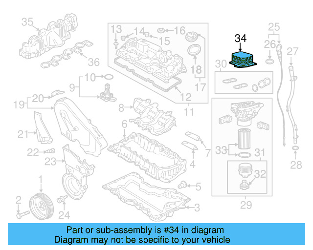 Oil Cooler 03N-117-021 - View 9