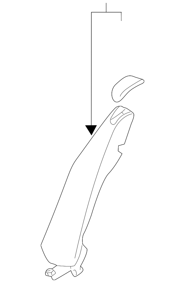 Seat Back End 1K4-885-704-CM-XPA - View 3