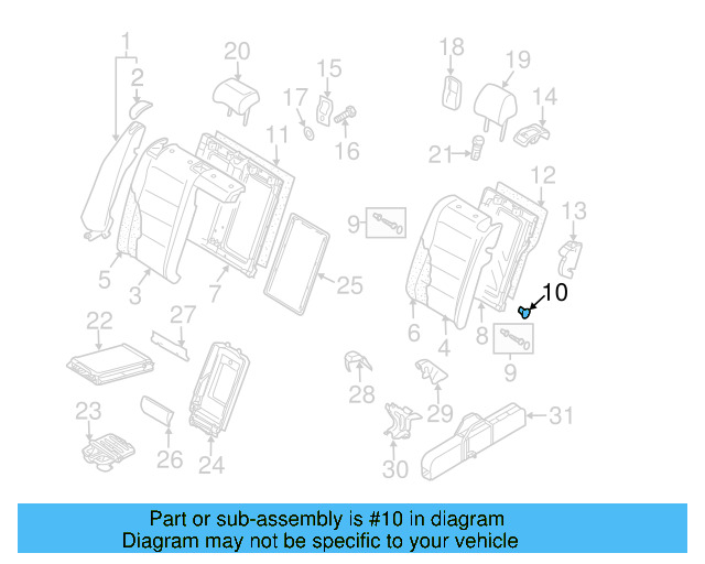 Seat Back Panel 1K0-885-753-J-1BS - View 29