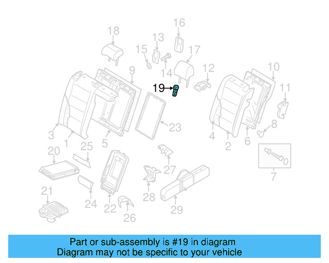 Headrest Guide 1K0-886-920-82V - View 24