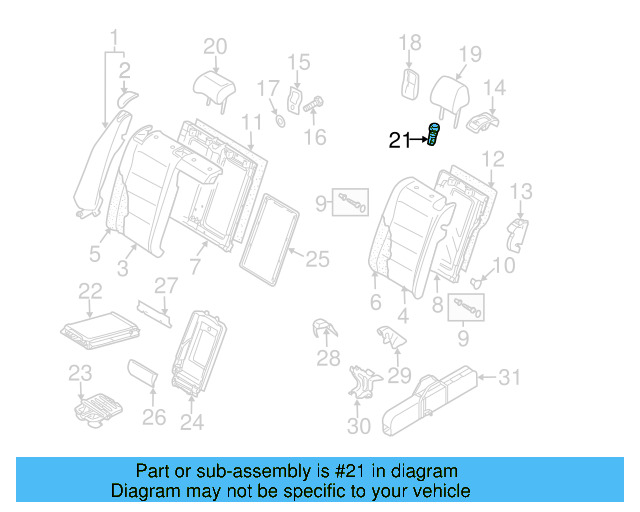 Headrest Guide 1K0-886-920-B-82V - View 24