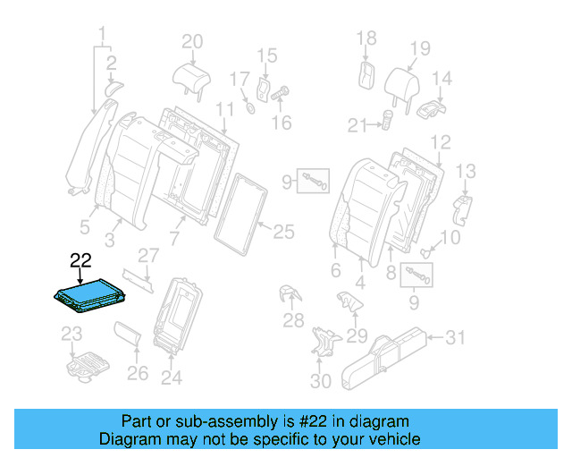 Armrest 5K0-885-081-A-70C - View 8