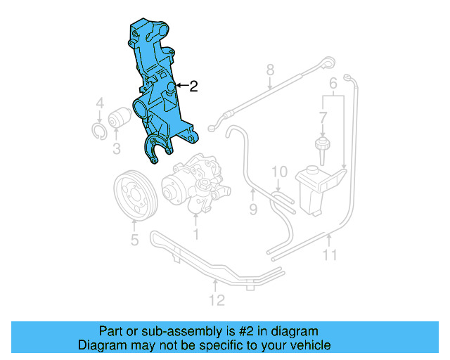 Bracket 038-903-139-AE - View 4