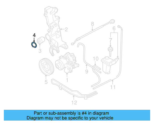 Bracket Lock Ring N-012-287-1 - View 3