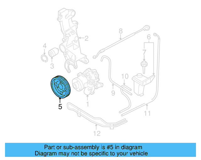 Pulley 038-145-255-D - View 3
