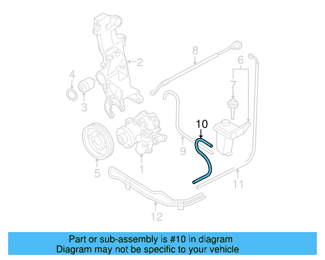 Return Hose 8D0-422-891-C - View 15