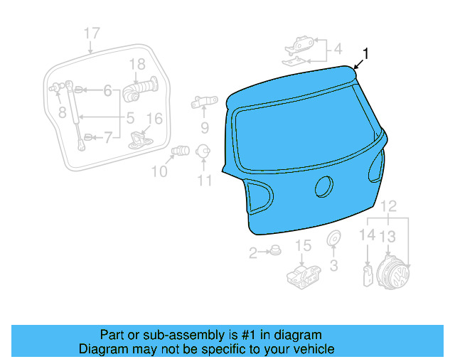 Lift Gate 5K6-827-025-J