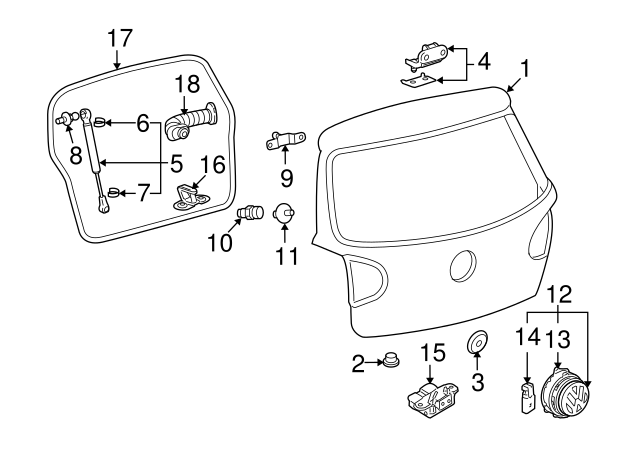 Support Strut Clamp 443-823-397 - View 91
