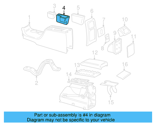 Storage Box 3B0-858-337-33N - View 3