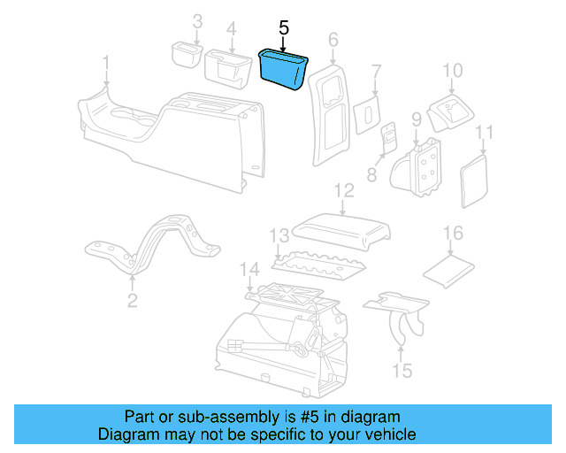 Storage Box 3B0-858-337-33N - View 10