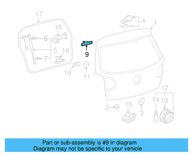 Lower Mount 5K6-827-435-A - View 4