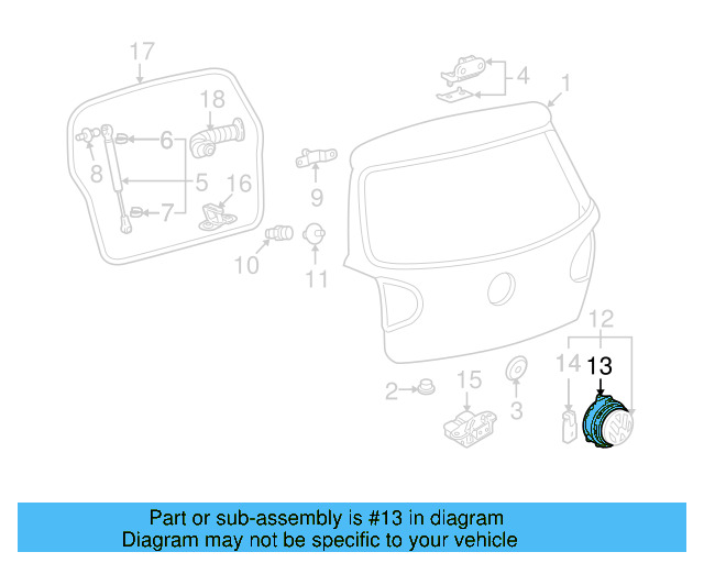 Gasket 1K0-827-634 - View 23