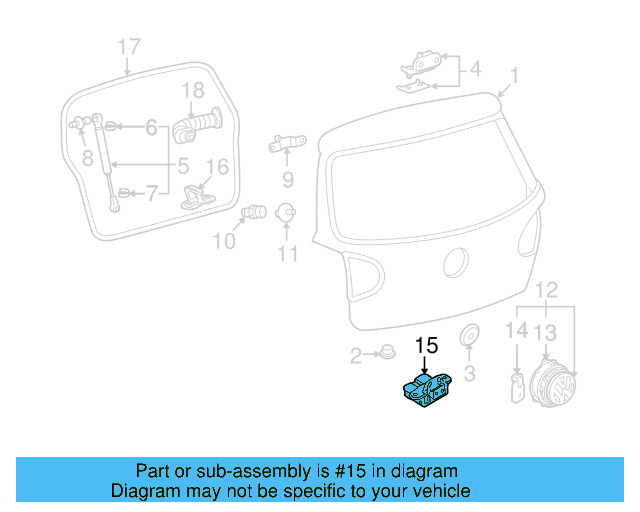 Lock 5K0-827-505-C-9B9 - View 7