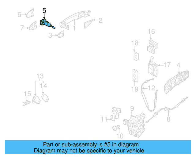 Lock Cylinder 107-837-167-GM - View 9