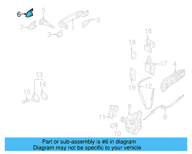 Lock Cylinder Cap (Unpainted) 1k8837879gru - View 10