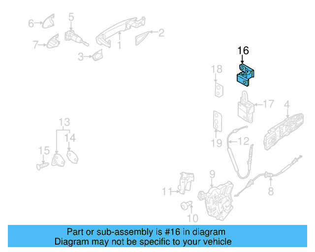 Upper Hinge 1K0-831-402-N - View 26