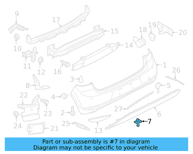 Spoiler Rivet WHT-005-263 - View 41