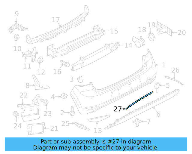 Park Sensor Bracket 5G0-919-491 - View 16