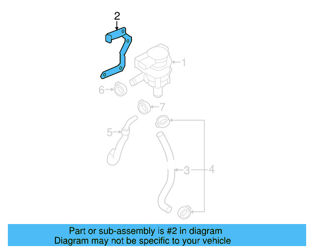 Auxiliary Pump Bracket 03H-121-079 - View 6