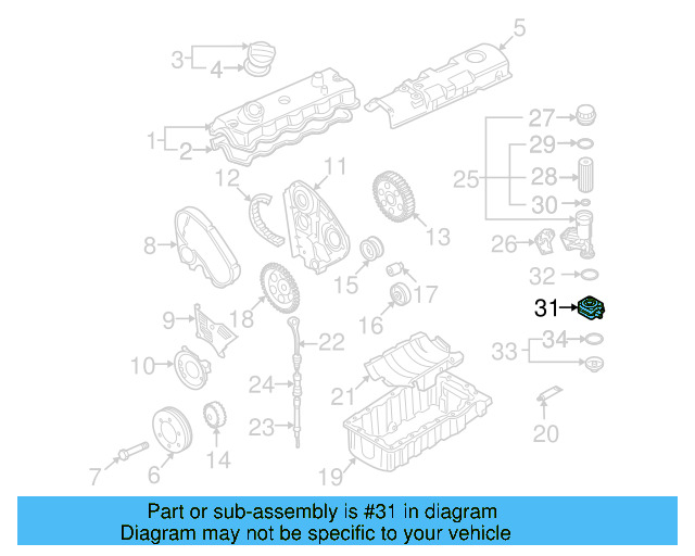 Oil Cooler 068-117-021-B - View 25