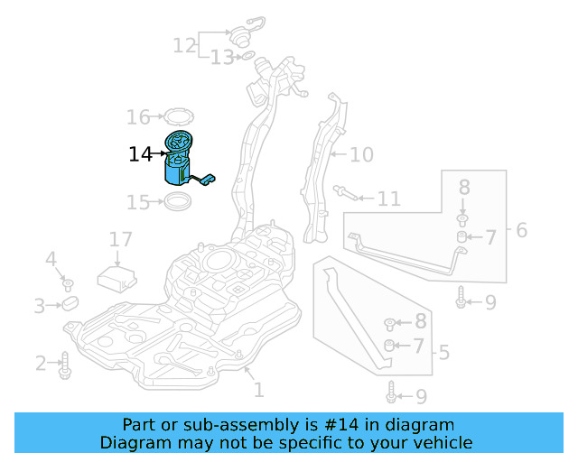Fuel Pump And Sender Assembly 3QF-919-087-F - View 5
