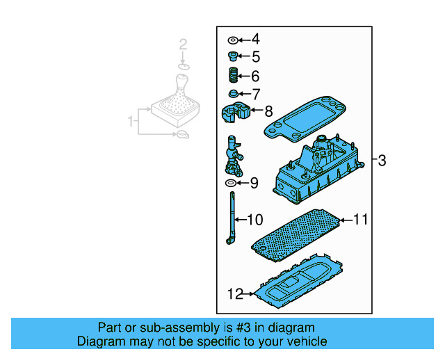 Lever Assembly 1K0-711-112-B - View 8