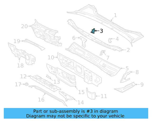 Cowl Clamp 3G0-805-217-B