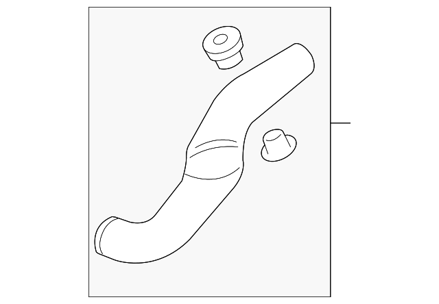 Engine Air Intake Hose 1C0-129-622-F - View 5