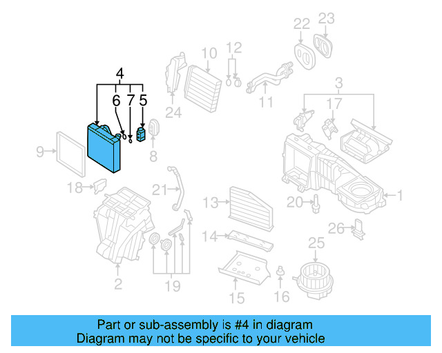Evaporator Core 1K1-820-103-E - View 46