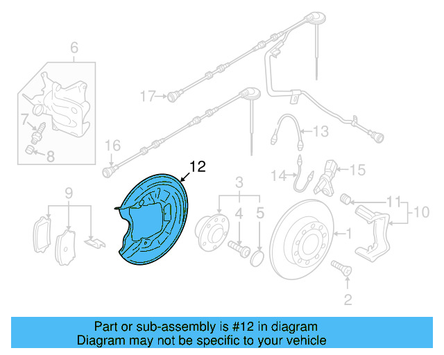 Splash Shield 1T0-615-611-B - View 14