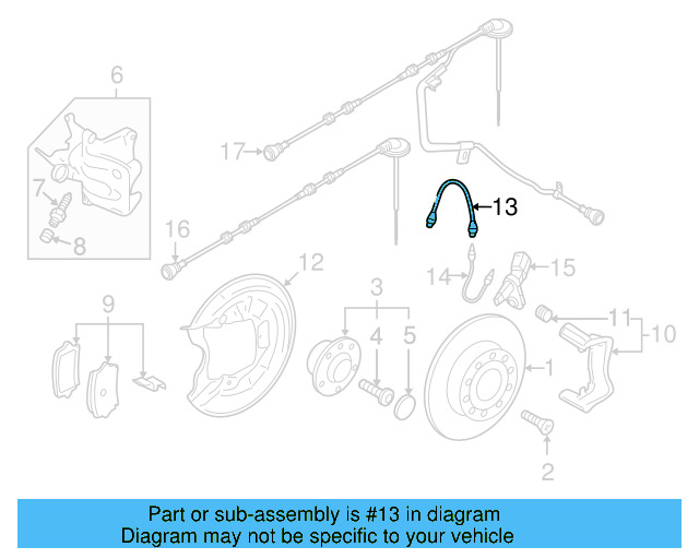 Brake Hose 1K0-611-775-C - View 53
