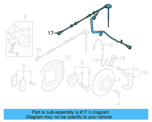 ABS Sensor Wire 1K0-927-904-AR - View 34
